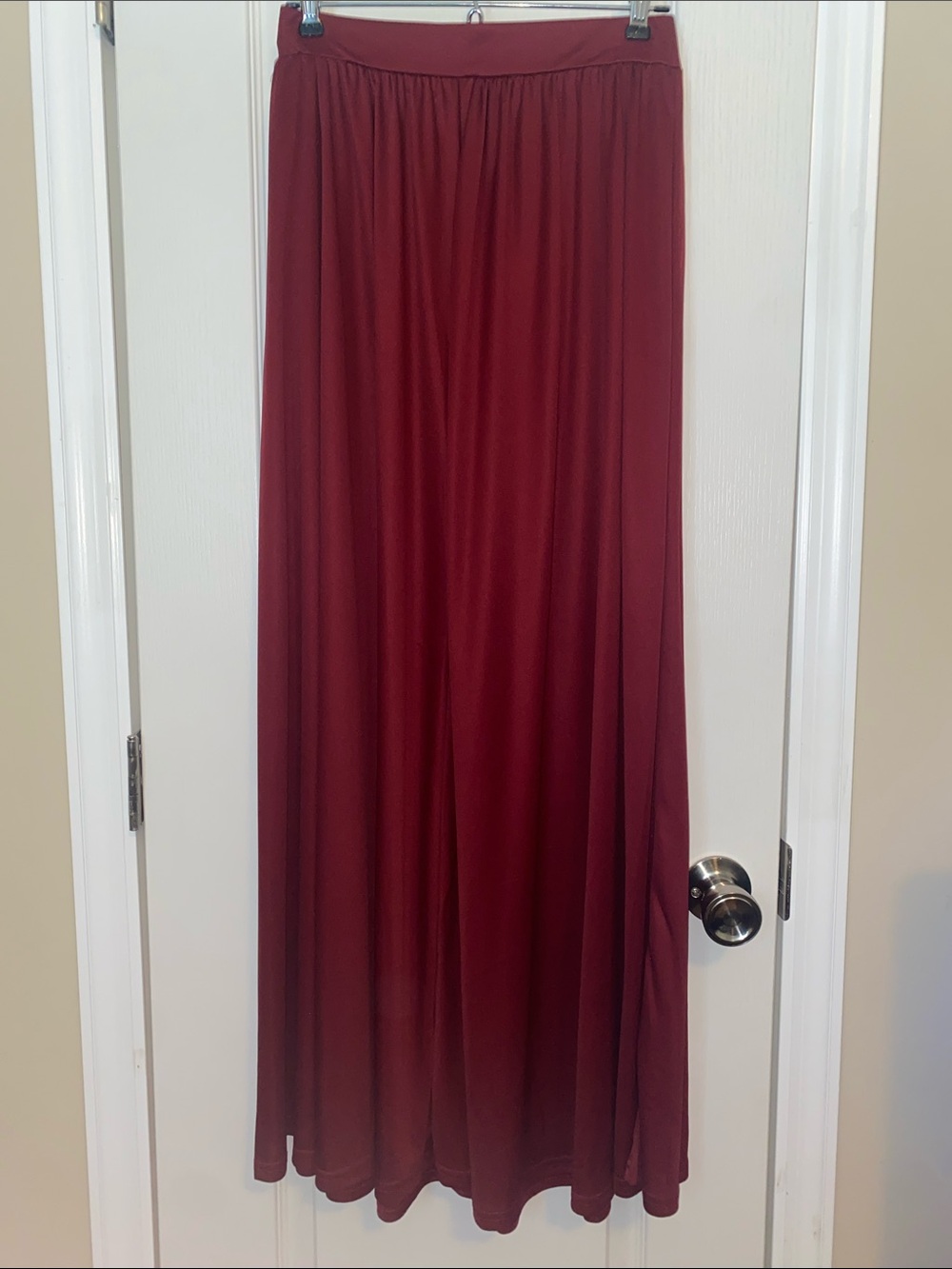 Women's Burgundy Maxi Skirt